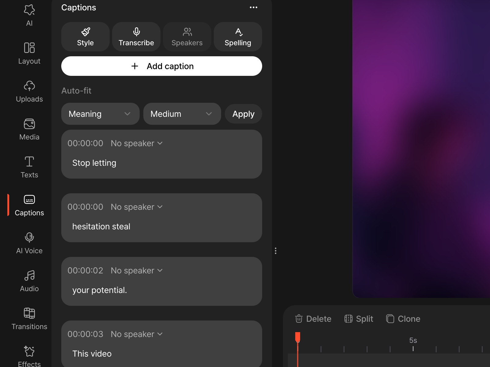 Sample video